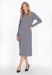 Платье DreiMaster Jumper dress, Grey Melange/Green - фото 2