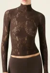 Рубашка с цветочным принтом Calzedonia, Brown - фото