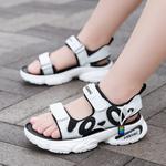 Детские сандалии BOBDOG, черный/белый - фото 3