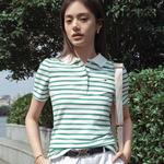 Поло в полоску Tommy Hilfiger, светло-голубой - фото 11