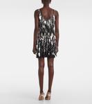 Мини-платье с цепочками Rabanne, серебряный - фото 3