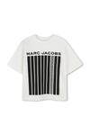 Футболка детская хлопковая Marc Jacobs, белый - фото 3