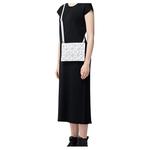 ISSEY MIYAKE Плечевая сумка из ПВХ матовая белая - фото 2