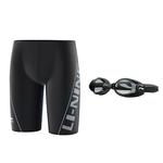 Li Ning ПОДКЛАДКА Мужские шорты для плавания, Зеленый/Черный - фото 3