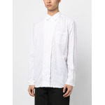 Undercover long-sleeve cotton shirt, белый - фото 3