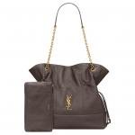 SAINT LAURENT Кожаная сумка тоут - фото 2