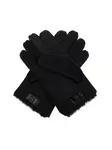 Перчатки с нашивкой-логотипом UGG, черный - фото 3