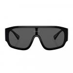 Versace VE 4439 GB1/87 женские солнцезащитные очки Shield, черный - фото 2