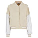 Куртка Urban Classics Oversized 2 Tone College Terry, бежевый - фото 3