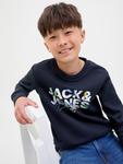 Толстовка Jack & Jones Junior, темно-синий - фото 7