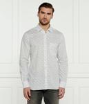 Рубашка мужская Boss Orange с принтом, белый - фото