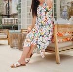 Платье Dolcezza Gaufre "Борьба с ветром" в бело-разноцветном цвете - фото 2