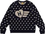Свитер Human Made Heart Knit 'Navy', синий - фото