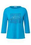 Топ с длинными рукавами MIT PRINT Cecil, синий - фото 3