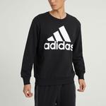 Рубашка adidas Essentials French Terry Big Logo Sweatshirt 'Black', черный - фото 4