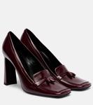 Туфли-лодочки Chloé 90 из кожи Saint Laurent, Vintage Bordeaux - фото