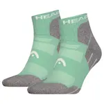 Носки Head 701229025 Quarter short 2 units, зеленый - фото