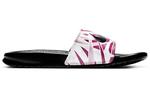 Шлепанцы и сланцы Nike Benassi Jdi Print 'Black Active Fuchsia' Women's - фото 2