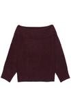 Джемпер PULL&BEAR ASYMMETRIC SOFT, Dark Red - фото 6