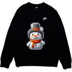 Унисекс худи Nike черное - фото