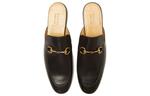Шлепанцы Gucci Horsebit Leather Slipper 'Black' - фото 3