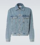 Джинсовая куртка Anagram Loewe, Mid Blue Denim - фото