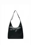 Сумка-Ведро через плечо Bershka, Black - фото 2