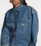 Джинсовая куртка оверсайз WARDROBE.NYC, синий - фото 4