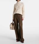 Свитер La Plagne из кашемира Loro Piana, White Snow - фото 2