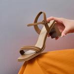 Сандалии женские Gemeiq, цвет Caramel - фото 6