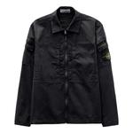 Куртка stretch overshirt 'black' Stone Island, черный - фото
