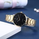 Часы CASIO Quartz Waterproof Black Watch Dial Black Analog, черный - фото 2