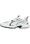 Полукеды Puma, белый черный серебристый - фото