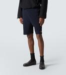 Бермуды из хлопкового джерси Miu Miu, темно-синий - фото 3