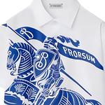 Детская рубашка Burberry, белый - фото 6