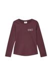 Топ s.Oliver Long sleeved top, Burgund/Bordeaux - фото