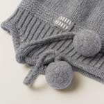 Кашемировая шапка Miu Miu, серый - фото 3