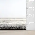 Коврик в винтажном стиле с границами Casiane nuLOOM, 152x244 см, коричневый - фото 12