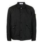 Куртка padded crinkle reps nylon shirt jacket 'black' Stone Island, черный - фото