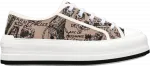 Кроссовки Dior Wmns Walk'N'Dior Platform 'Plan de Paris - Beige', коричневый - фото