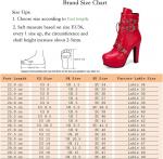 Ботильоны платформы Scaoruki, 110 Blue - фото 7