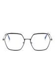 TOM FORD Eyewear очки в геометричной оправе, черный - фото