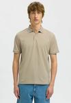 Рубашка поло KURZARM Selected Homme, бежевый - фото
