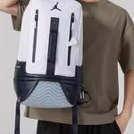 Jordan Полиэстеровый эластановый рюкзак унисекс черно-белый - фото 5