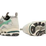 Кроссовки Wave Rider 10 "премиум" Mizuno, Opal Gray, Pristine & Creme De Menthe - фото 4