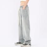 Джинсы Unisex HALEBOSS, Винтажный синий - фото 7