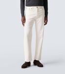 Джинсы Roccia mid-rise slim Zegna, White - фото 3