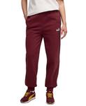 Женские спортивные брюки Essential Small No 1 Logo Comfort Puma, Ruby Shimmer - фото