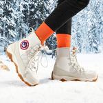 Зимние ботинки унисекс коричневый Gluna - фото 6