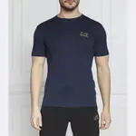 Футболка стандартного кроя Ea7, синий - фото